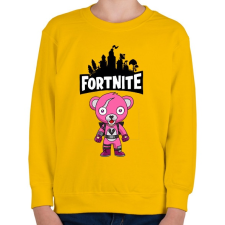 PRINTFASHION Fortnite Cuddle team leader - Gyerek pulóver - Sárga gyerek pulóver, kardigán