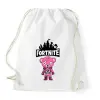PRINTFASHION Fortnite Cuddle team leader - Sportzsák, Tornazsák - Fehér
