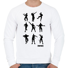 PRINTFASHION Fortnite Dance - Férfi pulóver - Fehér férfi pulóver, kardigán
