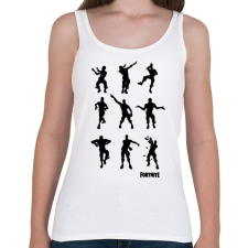 PRINTFASHION Fortnite Dance - Női atléta - Fehér női trikó
