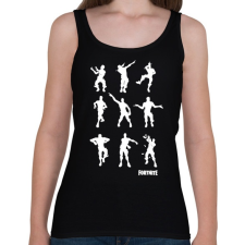 PRINTFASHION Fortnite Dance - Női atléta - Fekete női trikó