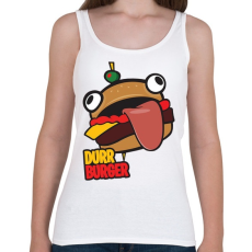 PRINTFASHION Fortnite Durr Burger - Női atléta - Fehér