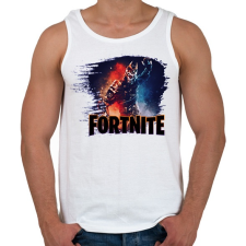 PRINTFASHION Fortnite - Férfi atléta - Fehér atléta, trikó