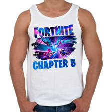 PRINTFASHION Fortnite - Férfi atléta - Fehér atléta, trikó