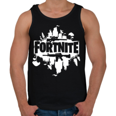 PRINTFASHION fortnite - Férfi atléta - Fekete