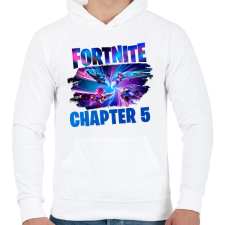 PRINTFASHION Fortnite - Férfi kapucnis pulóver - Fehér férfi pulóver, kardigán