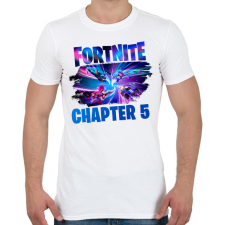 PRINTFASHION Fortnite - Férfi póló - Fehér férfi póló