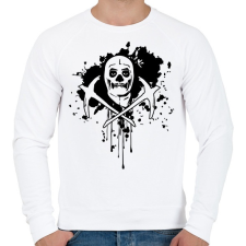 PRINTFASHION Fortnite - Férfi pulóver - Fehér férfi pulóver, kardigán