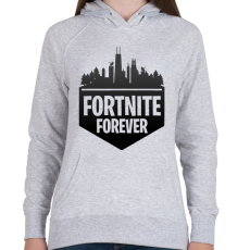 PRINTFASHION fortnite forever - Női kapucnis pulóver - Sport szürke