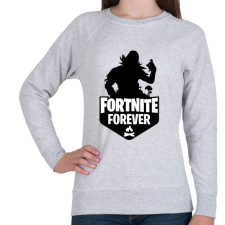 PRINTFASHION Fortnite Forever - Raven (Fekete) - Női pulóver - Sport szürke női pulóver, kardigán