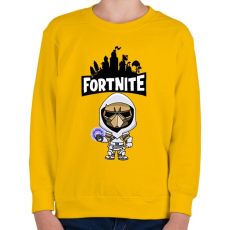 PRINTFASHION Fortnite Fusion - Gyerek pulóver - Sárga