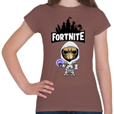 PRINTFASHION Fortnite Fusion - Női póló - Mogyoróbarna
