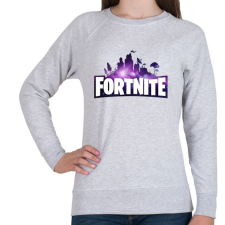 PRINTFASHION Fortnite Galaxy - Női pulóver - Sport szürke női pulóver, kardigán