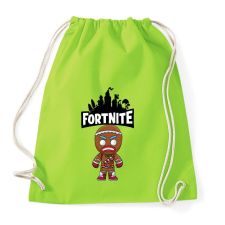 PRINTFASHION Fortnite Gingerbread skin - Sportzsák, Tornazsák - Limezöld tornazsák