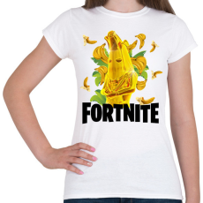 PRINTFASHION Fortnite Gold Peely - Női póló - Fehér