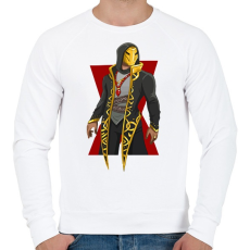 PRINTFASHION Fortnite Golden - Férfi pulóver - Fehér