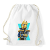PRINTFASHION Fortnite Golden Lama - Sportzsák, Tornazsák - Fehér