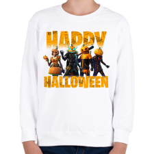 PRINTFASHION Fortnite halloween - Gyerek pulóver - Fehér gyerek pulóver, kardigán