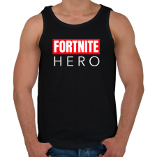 PRINTFASHION FORTNITE HERO - Férfi atléta - Fekete atléta, trikó