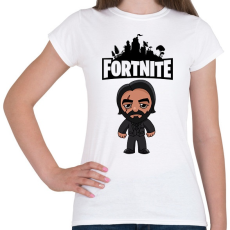 PRINTFASHION Fortnite John Wick - Női póló - Fehér