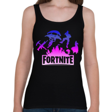 PRINTFASHION fortnite logó 3 - Női atléta - Fekete
