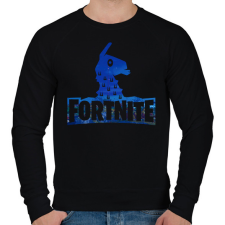 PRINTFASHION Fortnite logó - Férfi pulóver - Fekete férfi pulóver, kardigán