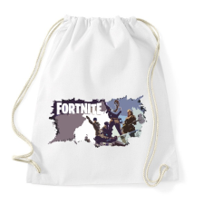 PRINTFASHION FORTNITE LOGO - Sportzsák, Tornazsák - Fehér tornazsák