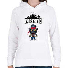 PRINTFASHION Fortnite Max Dire - Női kapucnis pulóver - Fehér női pulóver, kardigán