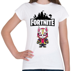 PRINTFASHION Fortnite Max drift - Női póló - Fehér