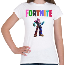 PRINTFASHION Fortnite Mecha Team Leader - Női póló - Fehér női póló