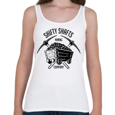 PRINTFASHION Fortnite Mining Company - Női atléta - Fehér női trikó