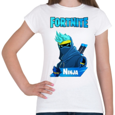 PRINTFASHION Fortnite Ninja - Női póló - Fehér női póló