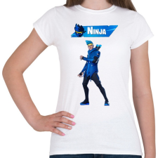 PRINTFASHION Fortnite Ninja - Női póló - Fehér női póló