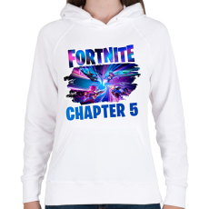 PRINTFASHION Fortnite - Női kapucnis pulóver - Fehér