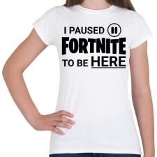PRINTFASHION Fortnite - Női póló - Fehér női póló