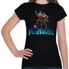 PRINTFASHION fortnite  - Női póló - Fekete