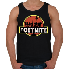 PRINTFASHION Fortnite Park - Férfi atléta - Fekete atléta, trikó