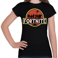 PRINTFASHION Fortnite Park - Női póló - Fekete