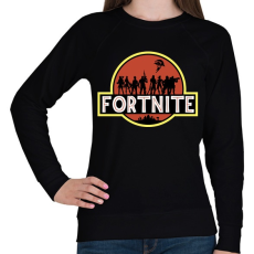 PRINTFASHION Fortnite Park - Női pulóver - Fekete