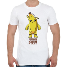 PRINTFASHION Fortnite - Peely - Férfi póló - Fehér férfi póló
