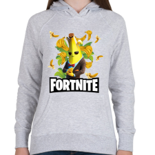PRINTFASHION Fortnite Peely - Női kapucnis pulóver - Sport szürke női pulóver, kardigán