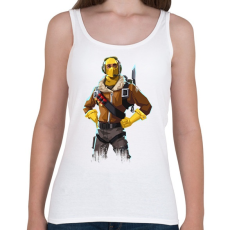 PRINTFASHION Fortnite Player - Női atléta - Fehér