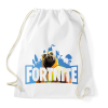 PRINTFASHION Fortnite Poggo - Sportzsák, Tornazsák - Fehér