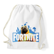 PRINTFASHION Fortnite Poggo - Sportzsák, Tornazsák - Fehér tornazsák