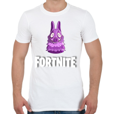 PRINTFASHION Fortnite póló - Férfi póló - Fehér férfi póló