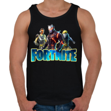 PRINTFASHION Fortnite poster 5  - Férfi atléta - Fekete atléta, trikó