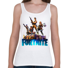 PRINTFASHION Fortnite poster 6 - Női atléta - Fehér női trikó