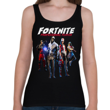 PRINTFASHION FORTNITE PROFI JÁTÉKOS - Női atléta - Fekete női trikó