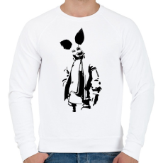 PRINTFASHION Fortnite Rabbit - Férfi pulóver - Fehér