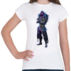 PRINTFASHION Fortnite - Raven Full - Női póló - Fehér